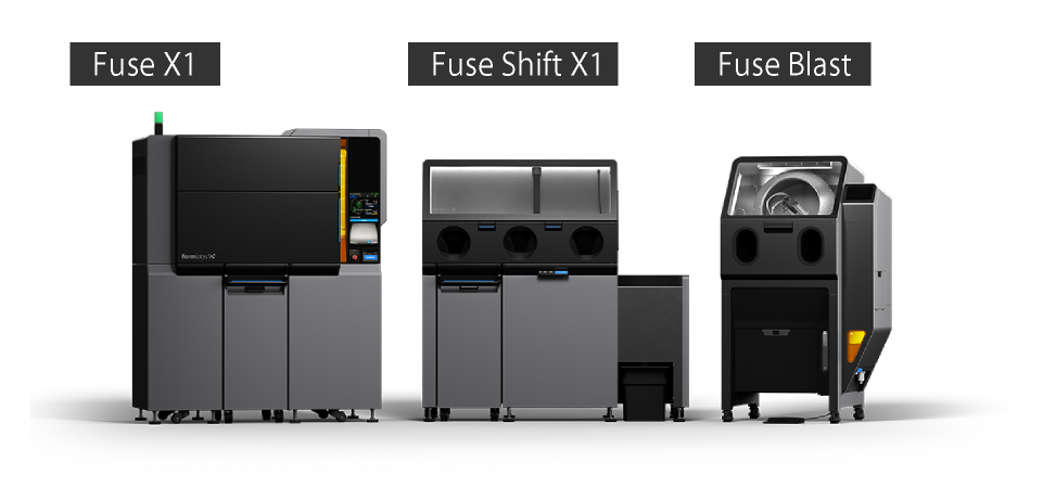 Fuse X1によるSLS方式3Dプリントの造形プロセス