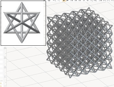 3Dプリンタのラティス構造_FCC