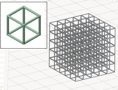 3Dプリンタのラティス構造_BOX
