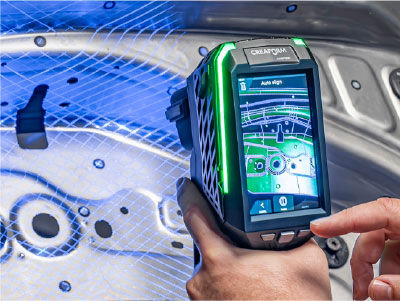 46本のレーザーで高密度測定