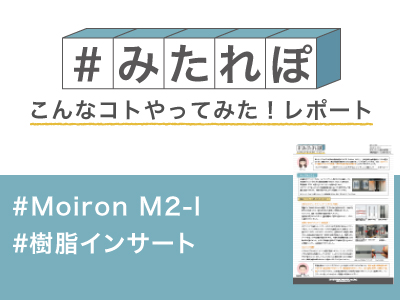 3Dプリントモデルにインサート成形できるのか試してみた!