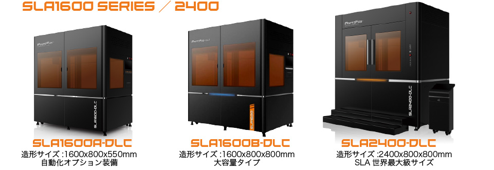 ProtoFab 大型光造形3Dプリンタ SLA1600&2400シリーズ