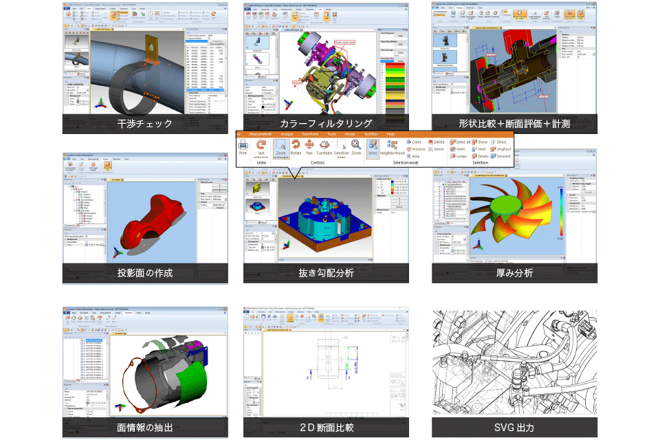 3DViewStation Desktop_豊富な機能