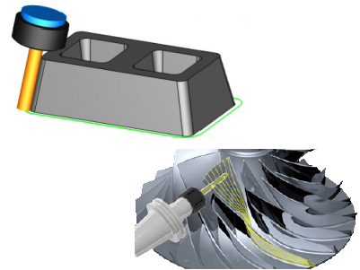 bobcadcammill工具側面を利用した仕上げ