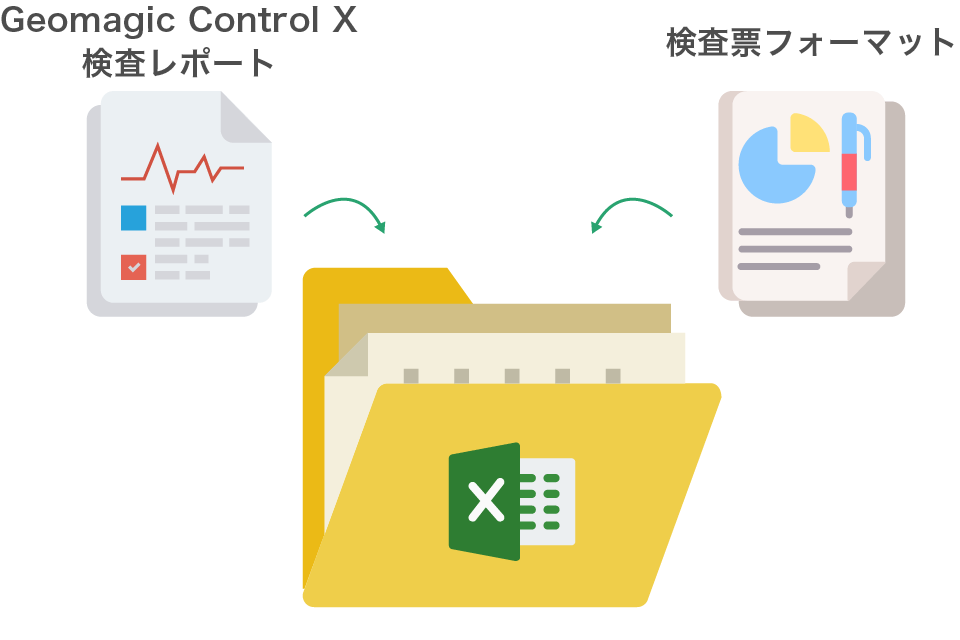 Geomagic controlx_検査レポートから自動で検査票作成