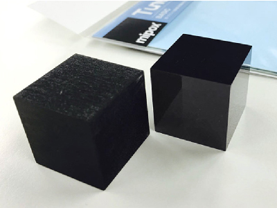 3Dプリンタ用研磨シート_TuneD3の研磨サンプル