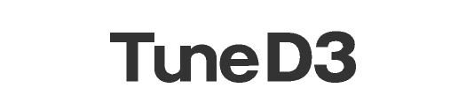 3Dプリンタ用研磨シート_TuneD3のロゴ